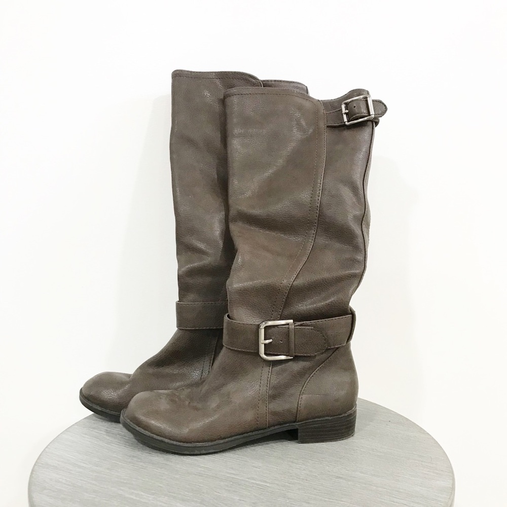 Justfab tall brown boots
